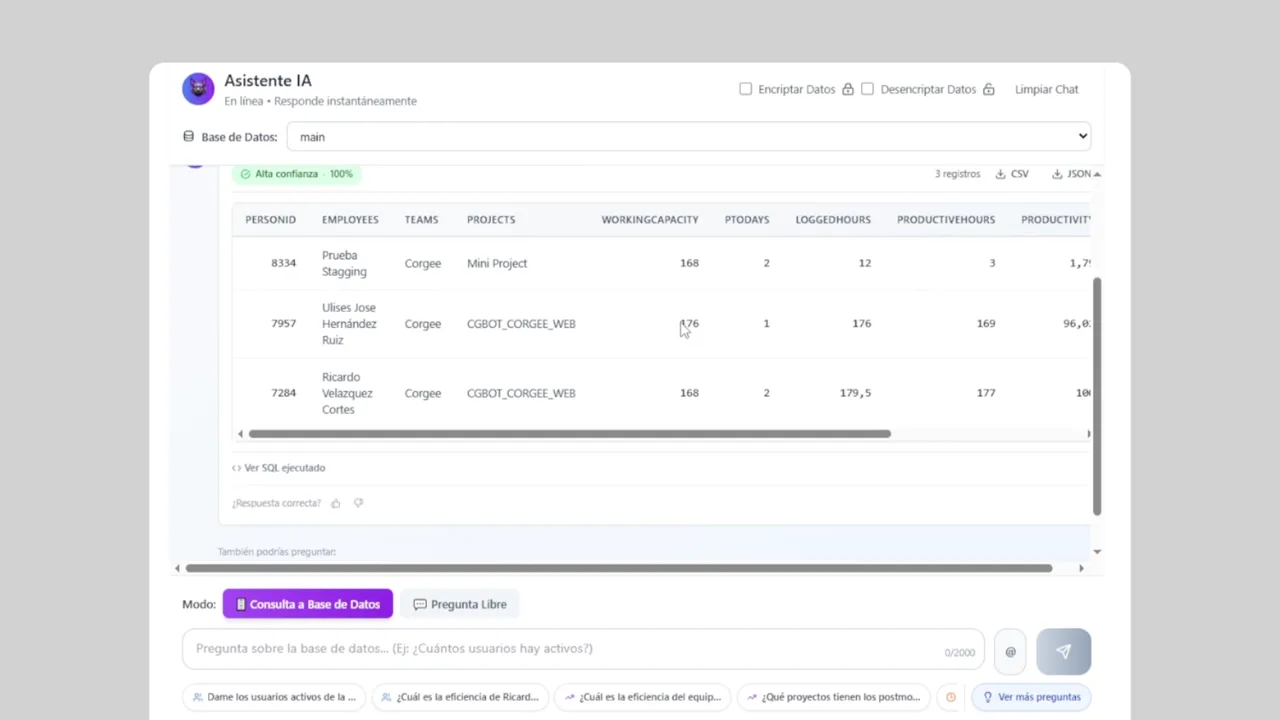 AI Corgee Tools demo: Ask your database anything. Every model runs on-prem.